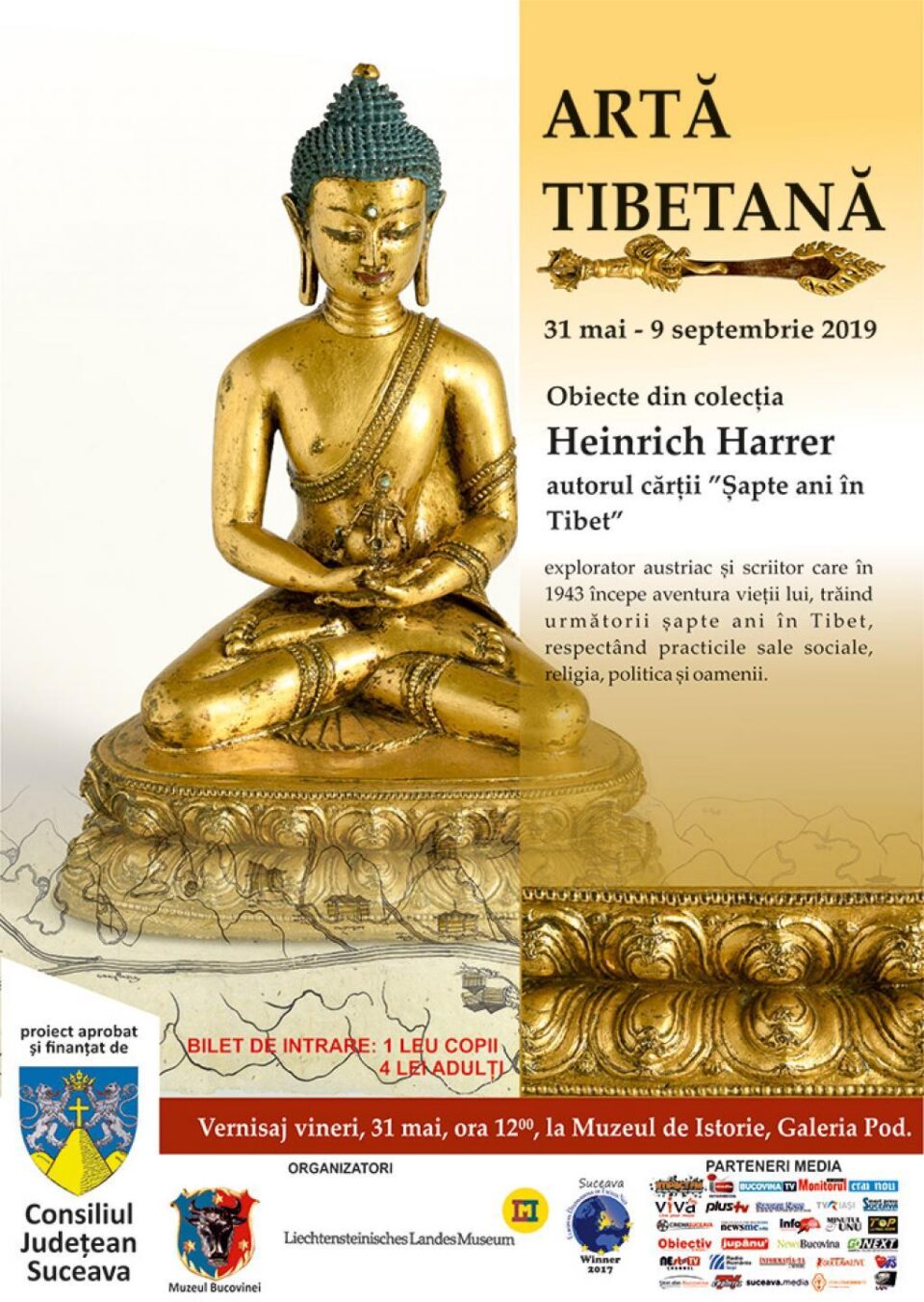 Expoziția „Artă tibetană”, obiecte din colecția Heinrich Harrer, la Muzeul de Istorie Expoziția „Artă tibetană”, obiecte din colecția Heinrich Harrer, la Muzeul de Istorie