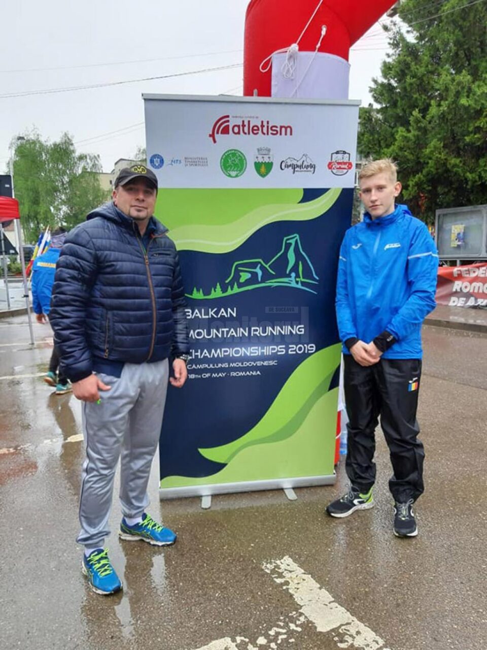 Antrenorul Bogdan Roșcăneanu si sportivul sau, Andrei Ihnatiuc