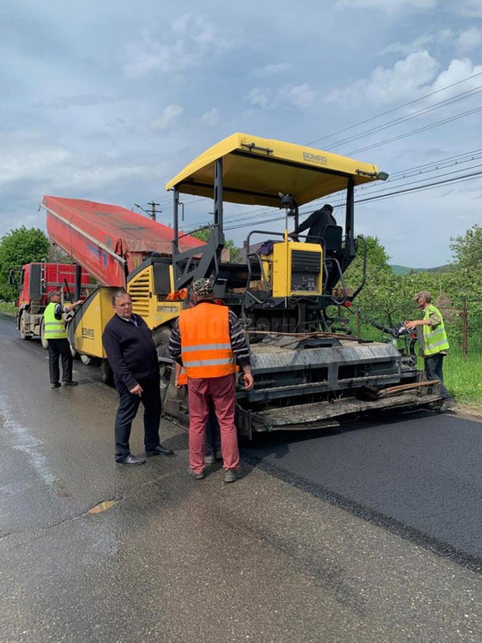 Flutur a inspectat lucrările de reabilitare a drumurilor din județ