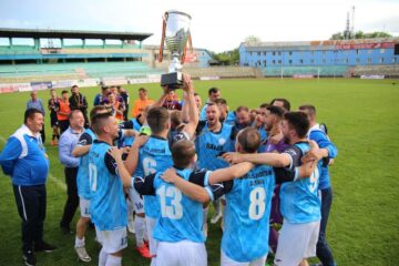 Fotbalistii de la Viitorul sarbatoresc castigarea Cupei Romaniei
