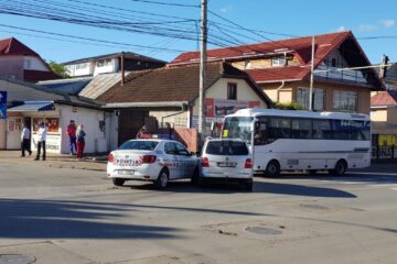 Tamponarea s-a produs dimineață, în jurul orei 8.00