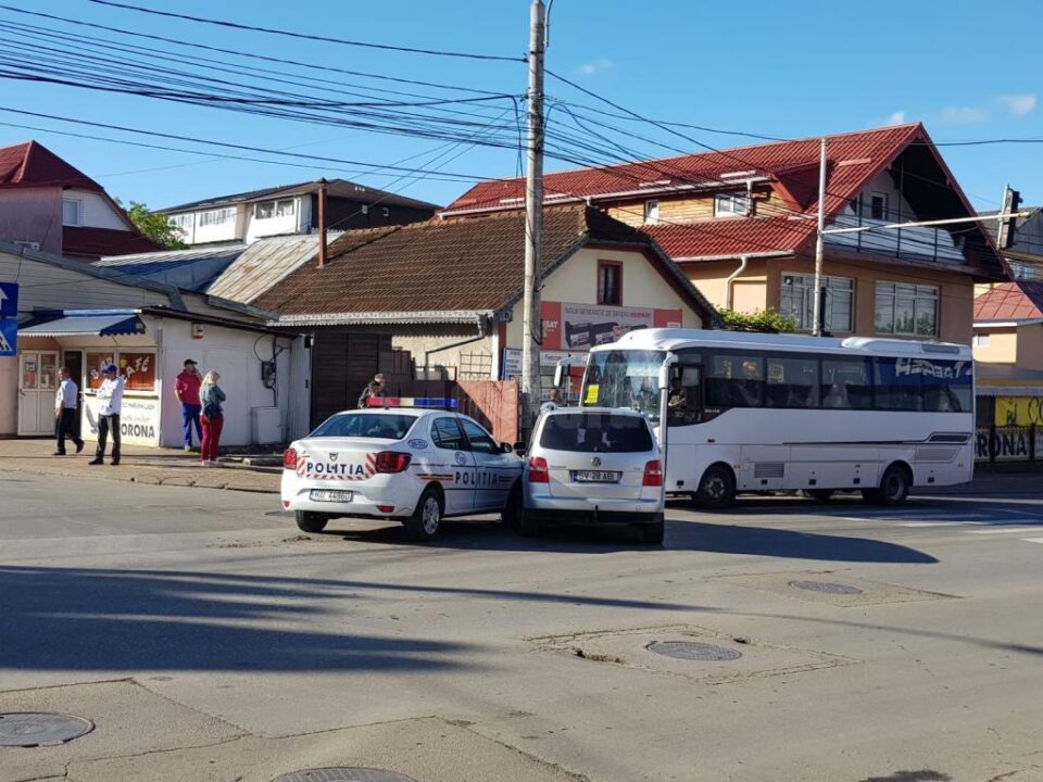 Tamponarea s-a produs dimineață, în jurul orei 8.00