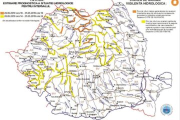 Cod galben de viituri pentru bazinele hidrografice a trei râuri din județul Suceava
