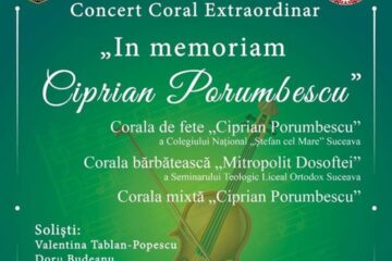„In memoriam Ciprian Porumbescu”, concert la Casa de Cultură a Sindicatelor Suceava