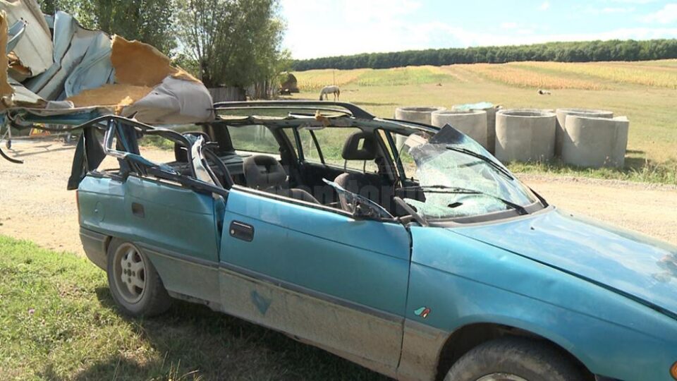 Mașina în care era pasager Antoneag