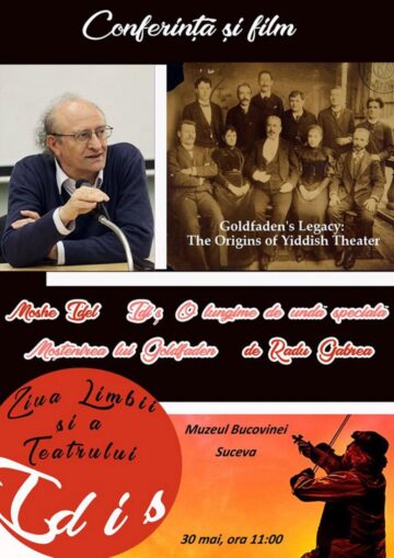 Mâine începe Festivalul ”Ziua limbii și a teatrului idiș”