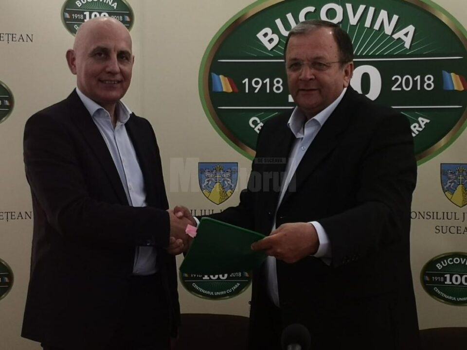 Gheorghe Flutur a semnat contractul pentru proiectul de reabilitare a Grădiniței Speciale din Fălticeni