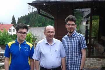 David Turturean, prof. Petru Craciun și Paul Rebenciuc