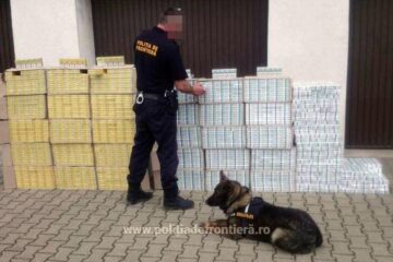 Înreaga cantitate de țigări a fost confiscată