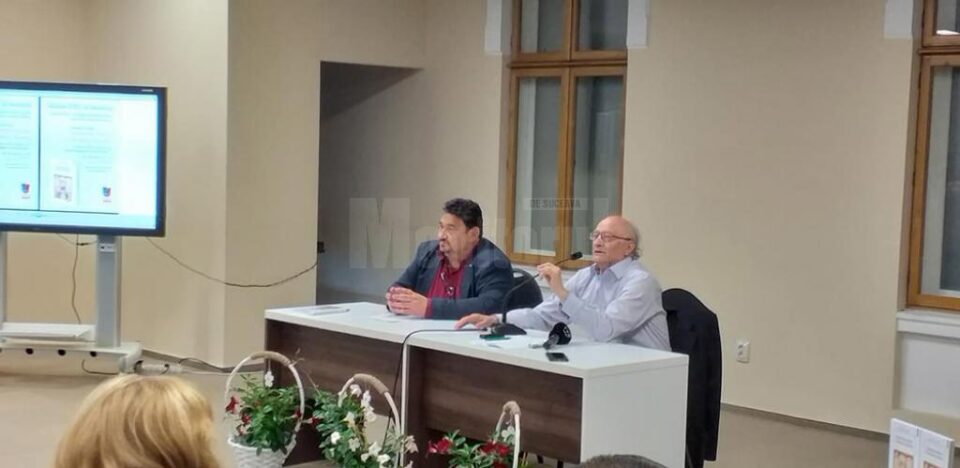 Emil Ursu și Moshe Idel Foto: Muzeul Bucovinei