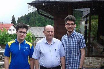 David Turturean, prof. Petru Crăciun și Paul Rebenciuc