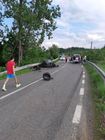 Motocicliștii și pasagera răniți în accidentul de la Vârfu Dealului, în continuare în stare gravă la Terapie Intensivă