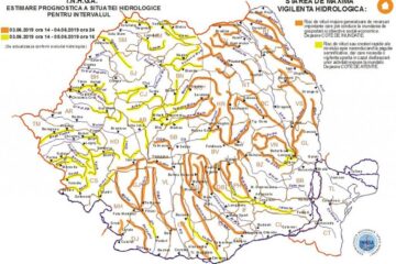 Cod portocaliu de inundații în bazinele hidrografice ale râurilor din județul Suceava