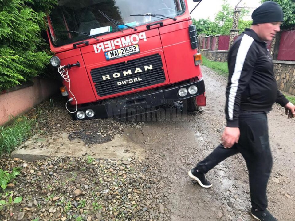 Autospecială rămasă blocată