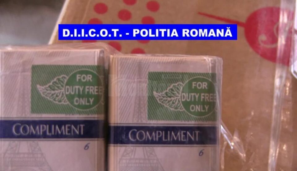 Țigări găsite în garajul din Vicovu de Sus