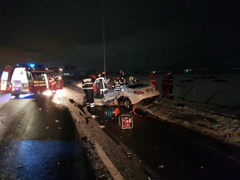 Imagini de coșmar la locul accidentului