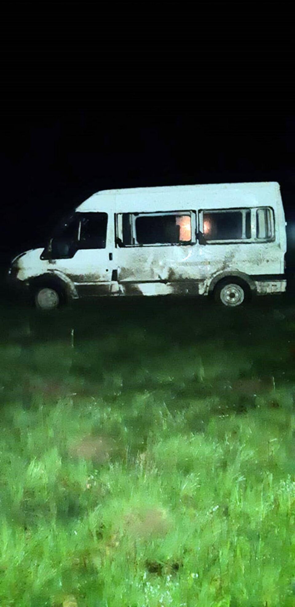 Autoutilitara implicată în accident