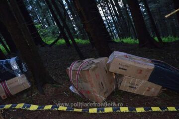 Polițiștii de frontieră au reținut aproape 4.000 de pachete de țigări de contrabandă