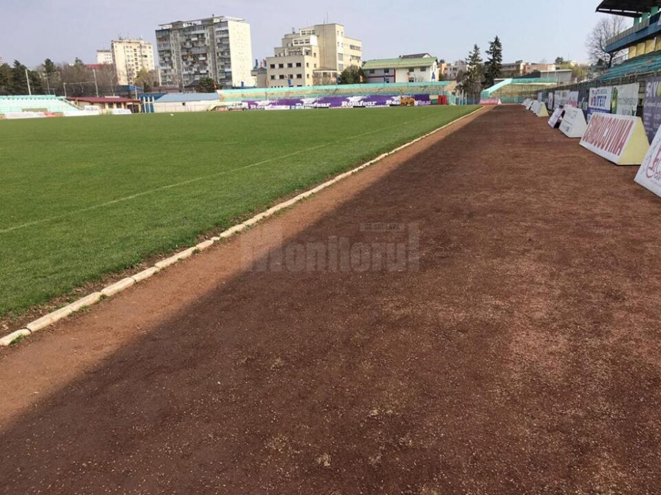 Pista de alergare a stadionului Areni