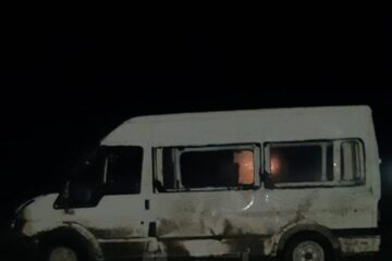 Autoutilitara implicată în accident