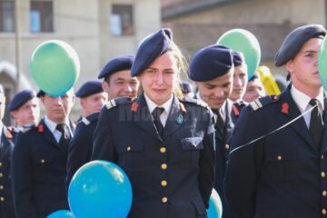 Emoții și lacrimi la ultimul apel de seară al promoției 2019, de la Colegiul Militar „Ștefan cel Mare”