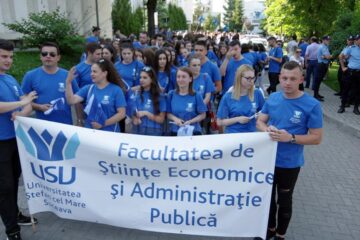 Belșug de bucurie și optimism la Marșul absolvenților 2019 de la Universitatea ”Ștefan cel Mare”