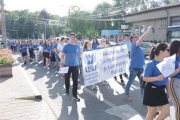 Belșug de bucurie și optimism la Marșul absolvenților 2019 de la Universitatea ”Ștefan cel Mare”