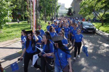 vBelșug de bucurie și optimism la Marșul absolvenților 2019 de la Universitatea ”Ștefan cel Mare”