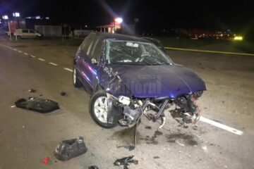 Mașina în care se afla tânărul