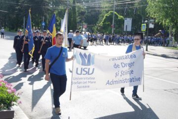 Belșug de bucurie și optimism la Marșul absolvenților 2019 de la Universitatea ”Ștefan cel Mare”