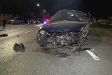 Mașina în care se afla tânărul