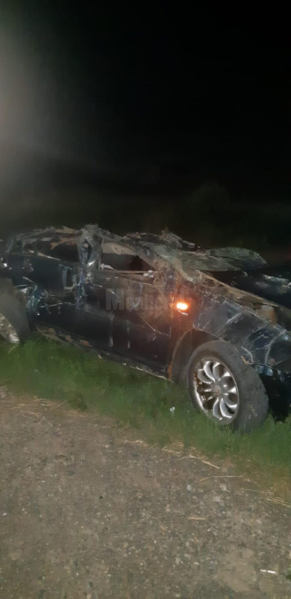 Avariile masinii spun totul despre viteza si violenta accidnetului