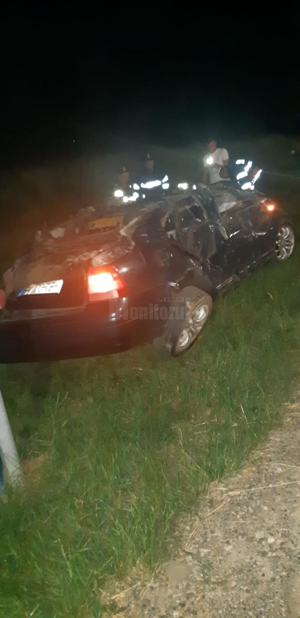 Avariile mașinii spun totul despre viteza și violența accidentului