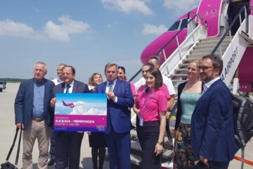 Wizz Air a inaugurat luni primul zbor din Suceava spre Germania