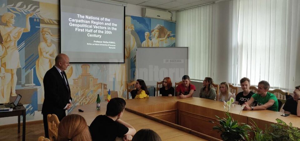 Prelegeri susținute la Universitatea din Ivano-Frankivsk, Ucraina, de prorectorul Ștefan Purici