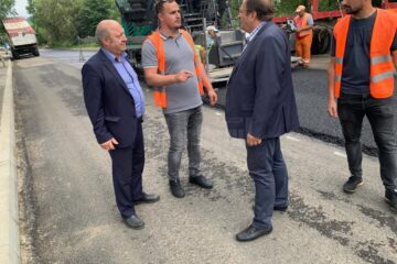 Gheorghe Flutur și Ilie Boncheș au inspectat lucrările care se realizează în Vatra Dornei