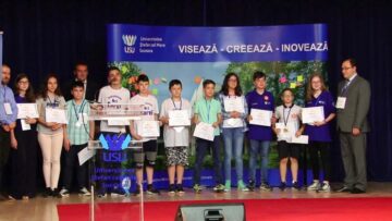 Proiecte inovatoare și propuneri creative, la prima ediție a Olimpiadei Naționale de Creativitate Științifică
