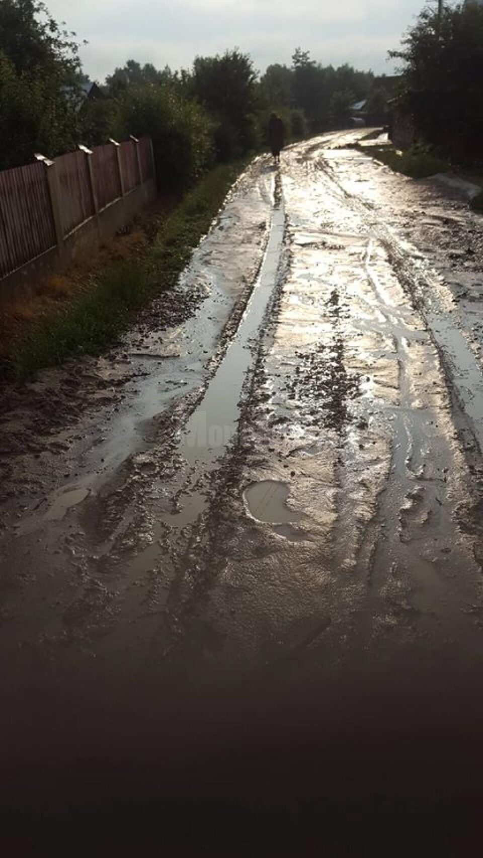 Drum impracticabil la Gura Solcii