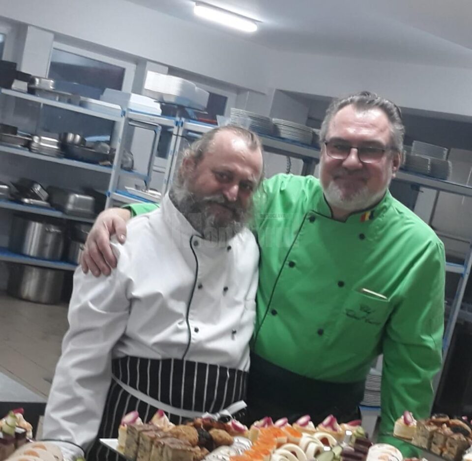 Călugărul Marin Dafin și chef Tudorel Creangă