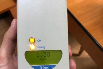 Etilotestul a indicat concentrația de 1,30 mg/l alcool pur în aerul expirat