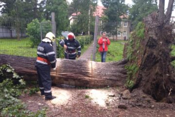 Intervenția pompierilor în municipiul Rădăuți