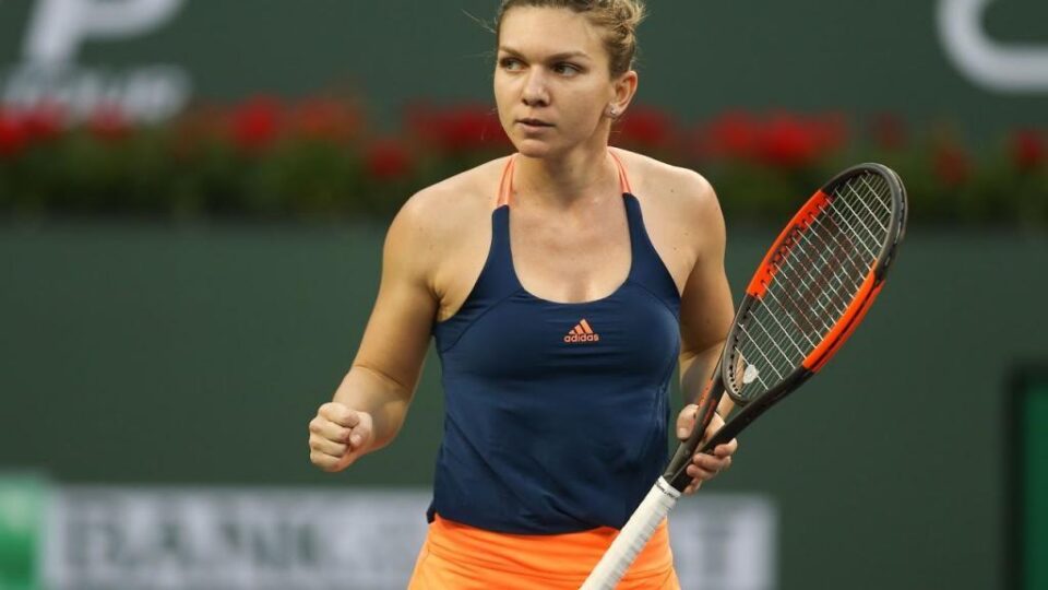 Simona Halep s-a înclinat în două seturi în fața nemțoaicei