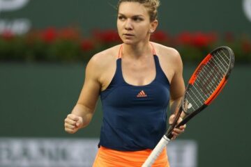 Simona Halep s-a înclinat în două seturi în fața nemțoaicei