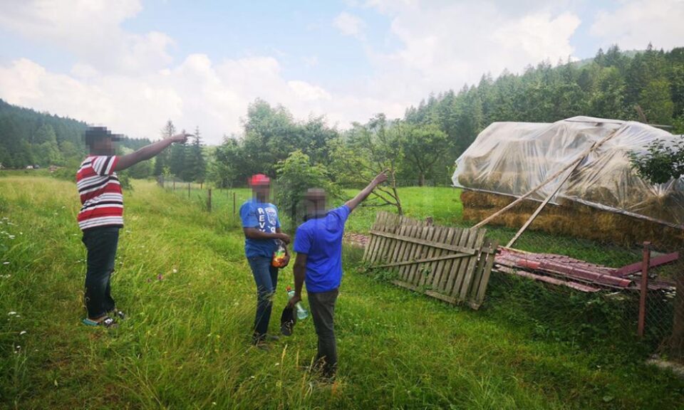 Trei migranți africani, reținuți după ce intraseră ilegal pe teritoriul României pe la Falcău