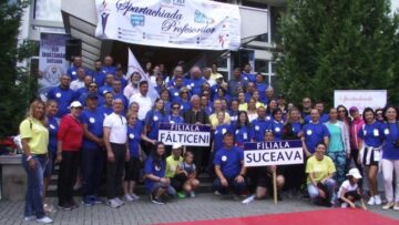 O parte din echipa Spartachiadei