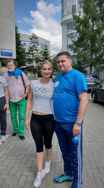 Campioana Maria Olaru a alergat alături de cadrele didactice, la proba de cros a „Spartachiadei profesorilor”