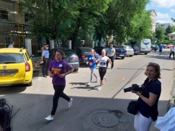 Campioana Maria Olaru a alergat alături de cadrele didactice, la proba de cros a „Spartachiadei profesorilor”