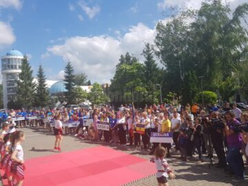 Festivitatea de deschidere a Spartachiadei a avut loc vineri, pe esplanada Universității