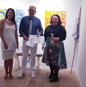 Artistul plastic sucevean Sophia Cristina Lauric a expus recent la Arthill Gallery din Londra