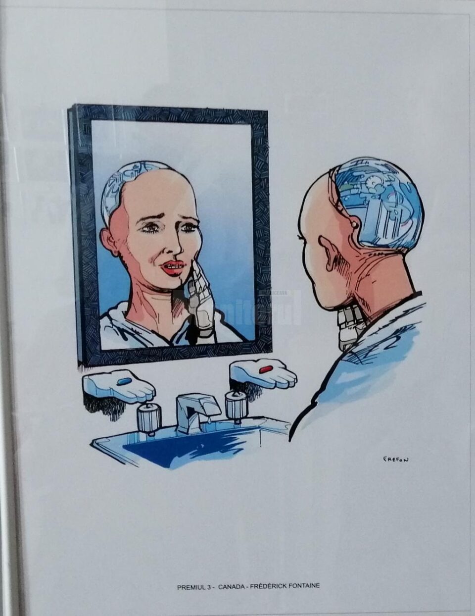 Premiul III (100 de euro + diplomă) va ajunge la Frederick Fontaine din Canada ()